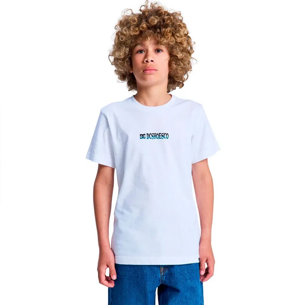 Детская футболка с коротким рукавом Dc shoes Meditating, White
