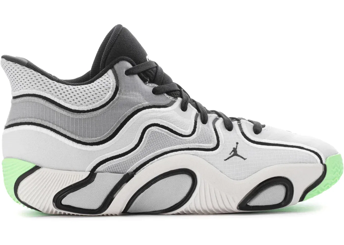 Детские кроссовки для баскетбола Jordan Tatum 3 Jordan, Platinum Tint/Black/Particle Grey/Grey Fog/Vapor Green