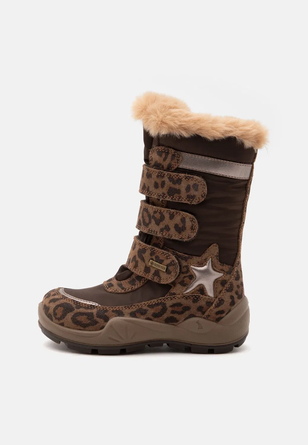 Goretex для девочек, зимние ботинки Primigi, Grey/Brown