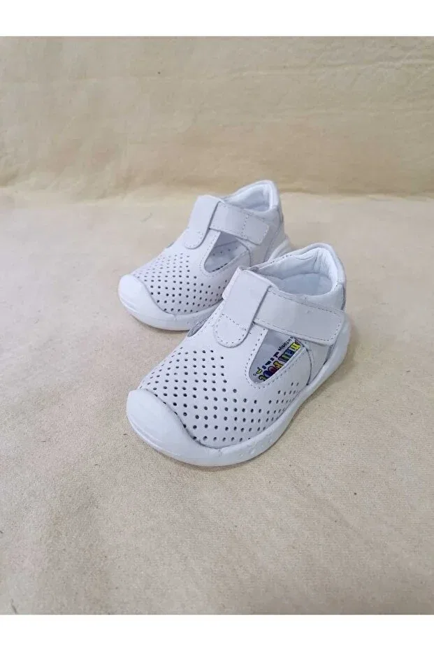 Детские туфли для мальчиков перфорированные Özgür Kids, Stone Gray