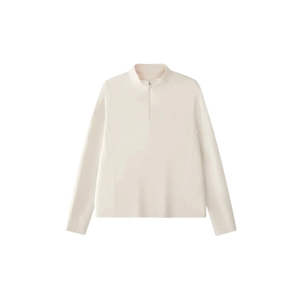 Детская футболка с воротником-стойкой FILA KIDS, Albumen White