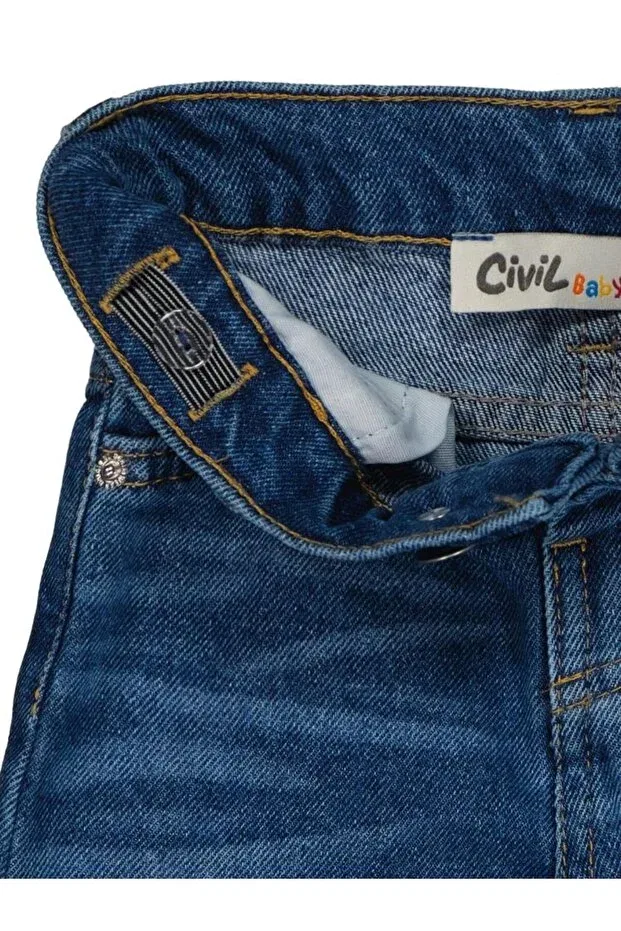 Детские брюки для девочек прямые Civil Baby, Dark Blue — фото 3