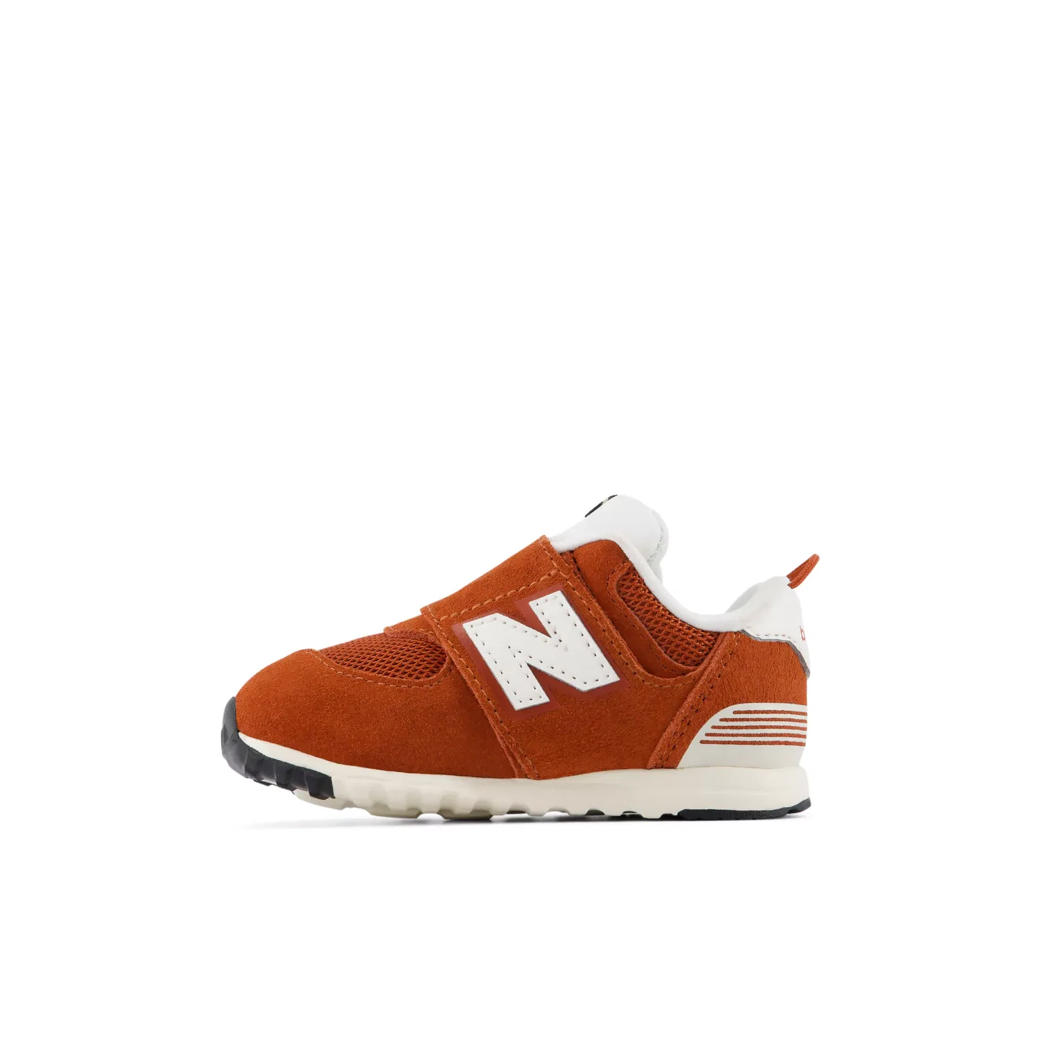 Детские кроссовки с застежкой-велкро 574 New-B Hook & Loop New Balance, Maple with sea salt — фото 3