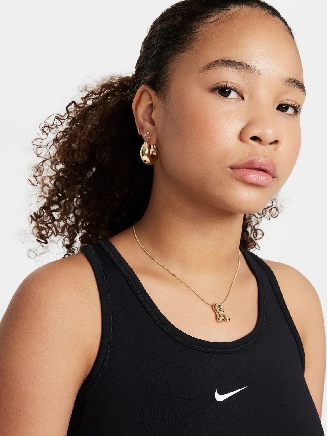 Топ Nike One Dri-FIT, черный — фото 4