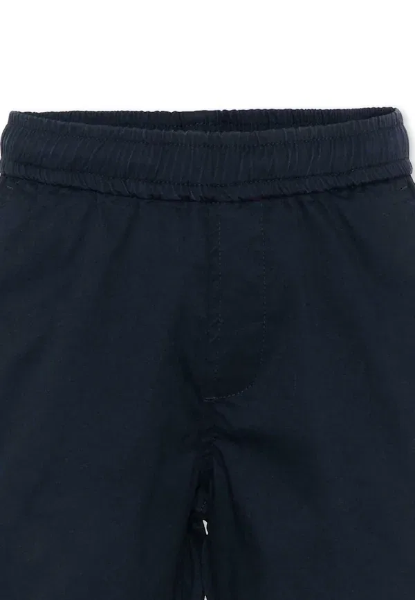 Шорты хлопковые Tru Trussardi Junior, синие — фото 3