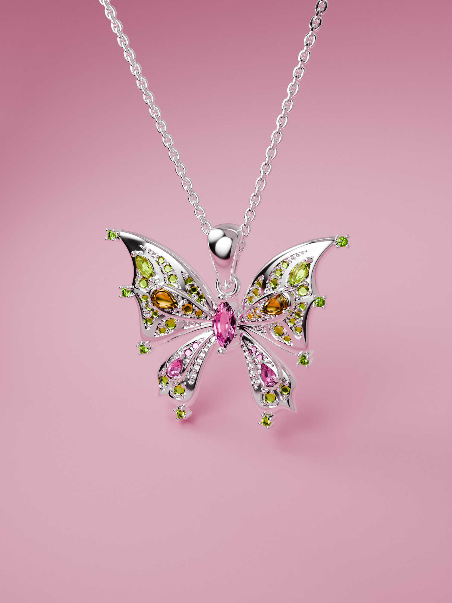

Колье Winx Club X Gadget4entertainment Flora Enchantix, серебро