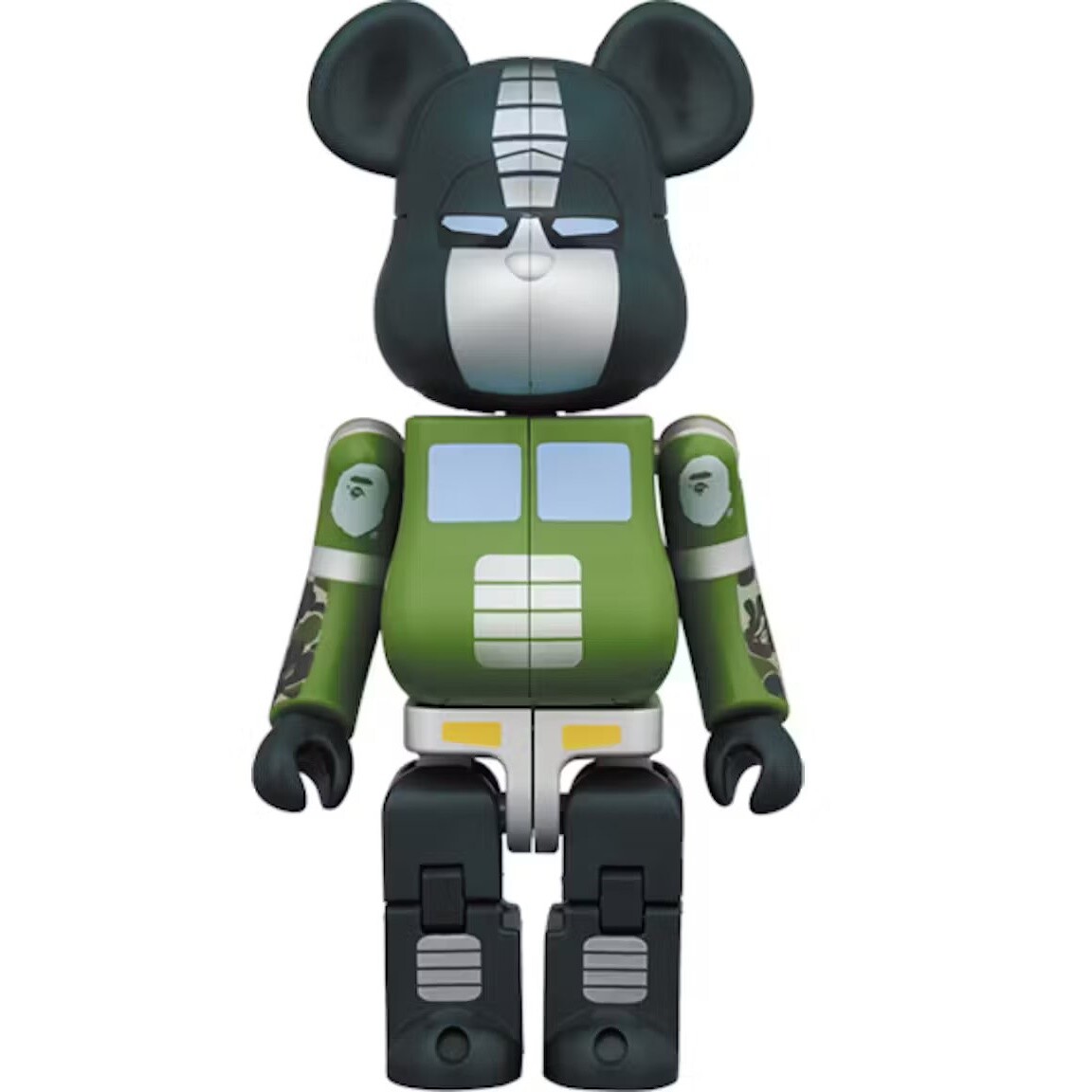 

Фигурка Bearbrick x Bape x Transformers Optimus Prime 200%, зеленый