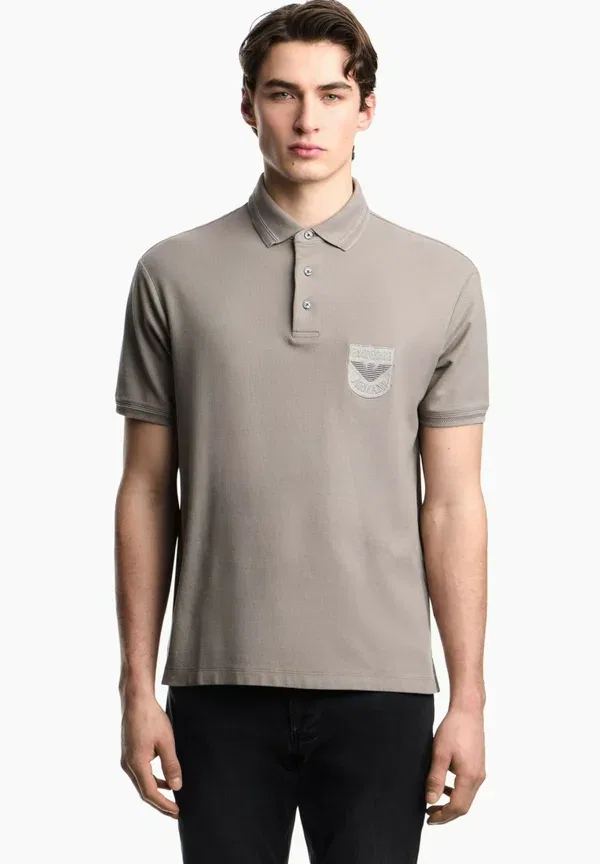 Футболка поло Emporio Armani, бежевый