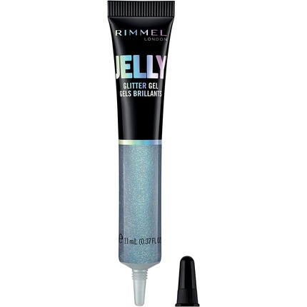 London Jelly Glitter Gel на водной основе с формулой Bounty, легким нанесением и мерцающим эффектом 11 мл 100 шт Rimmel