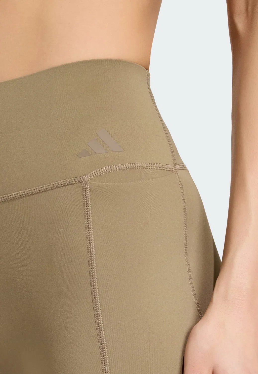 Спортивные леггинсы Adidas Performance Optime Workout, зеленый — фото 4