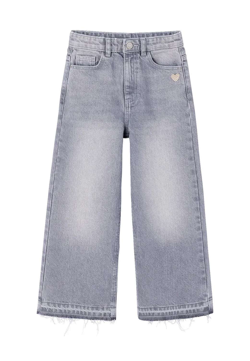 Mädchen Flare-Jeans - расклешенные джинсы Vertbaudet, Grau