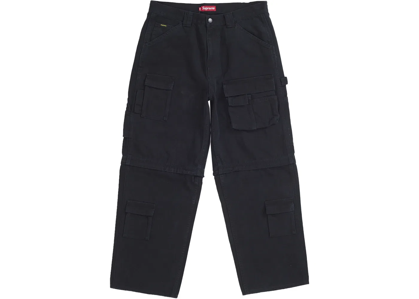 Мужские штаны с отстегивающимися карго-карманами Supreme Pant (FW25), Black