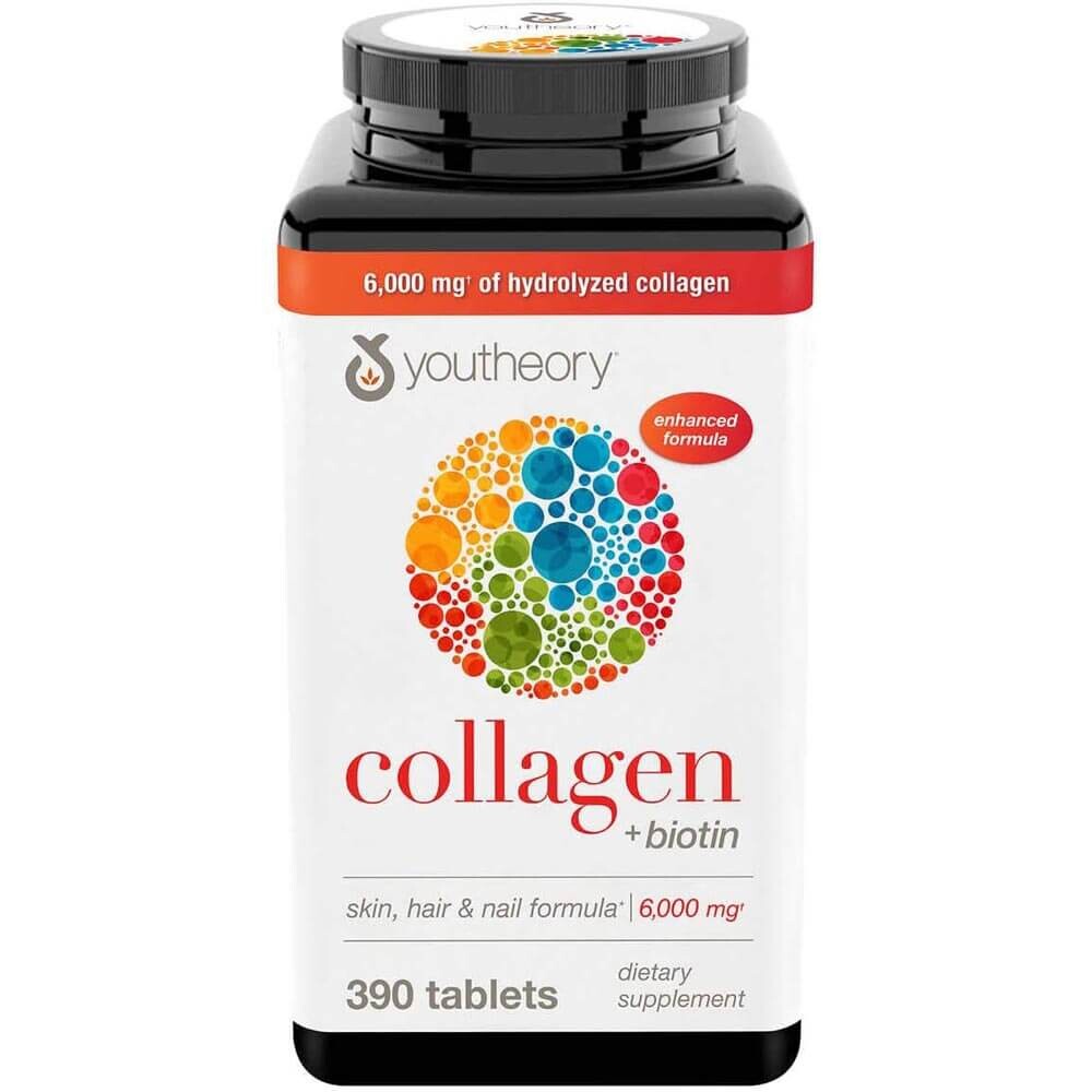 

Коллаген Youtheory Plus Biotin, 390 таблеток