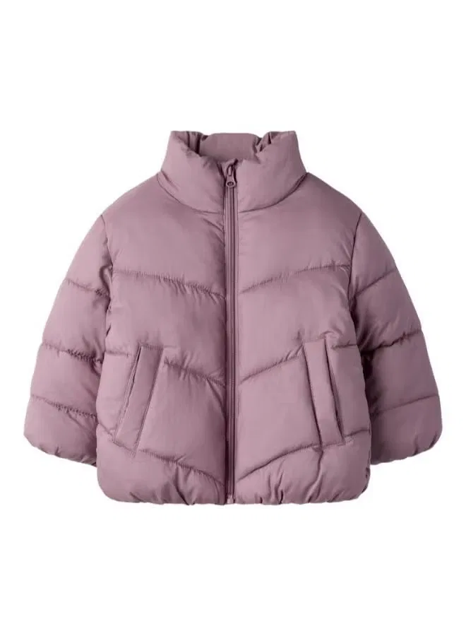 Куртка пуховик детская Name It, лиловый