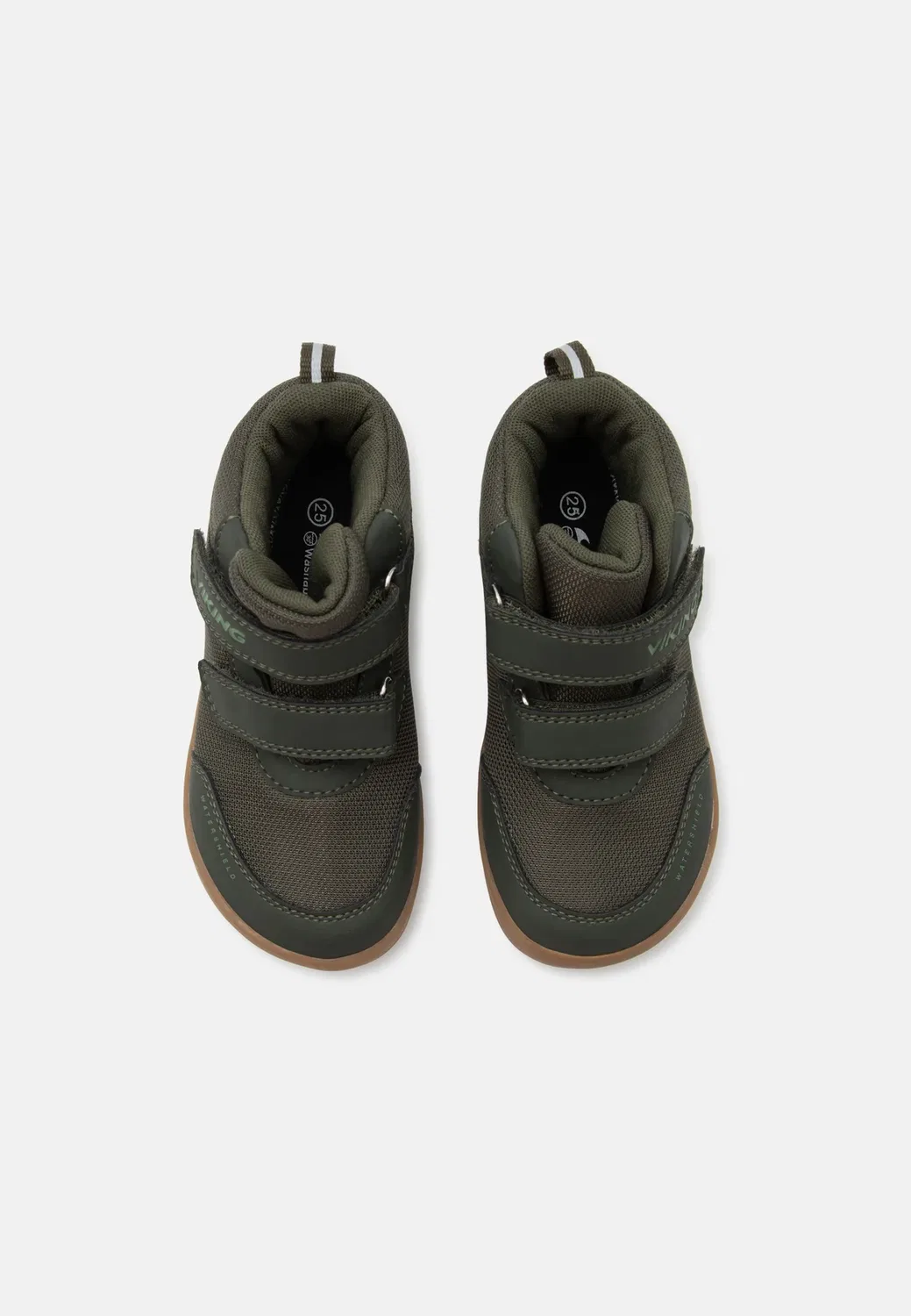 Ботинки Alv barefoot paw mid WP унисекс - классические ботильоны Viking, Pine — фото 4