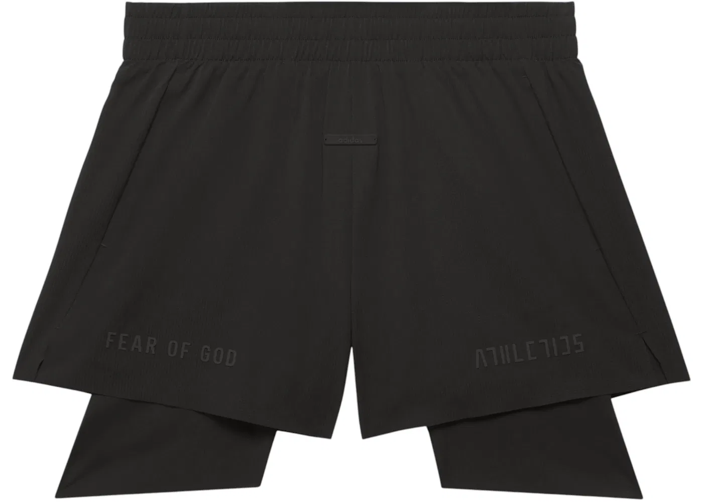Мужские шорты с принтом Fear Of God Athletics Meltaway In 1 Black Adidas, Black