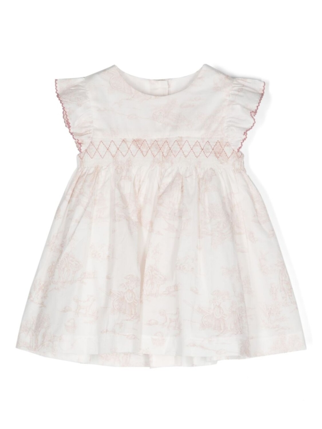 

Платье с принтом Patachou, белый