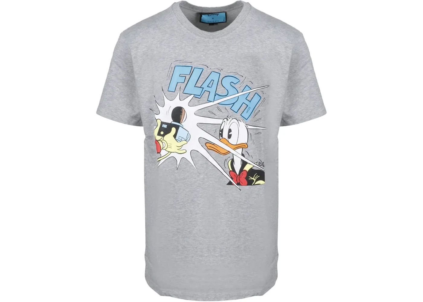Мужская футболка с принтом Donald Duck Gucci, Grey/Multi
