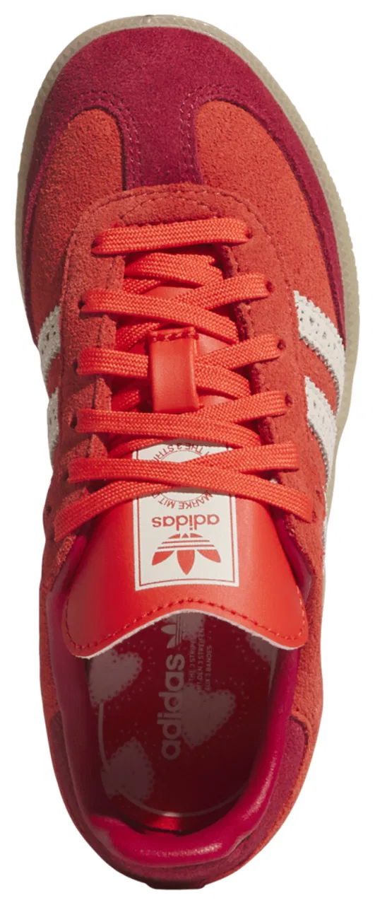Детские кроссовки Samba Adidas, цвет Red/Red/White — фото 4