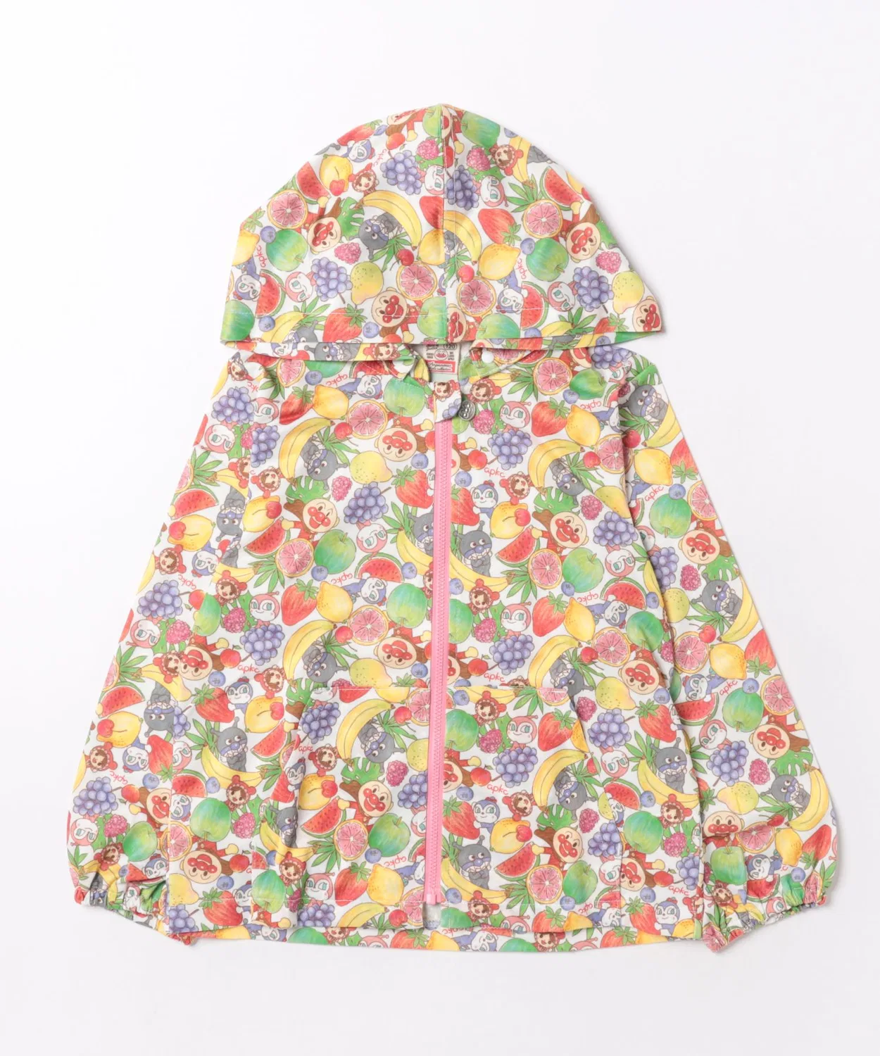 Детская худи с съемным капюшоном с принтом ANPANMAN KIDS COLLECTION, Off White