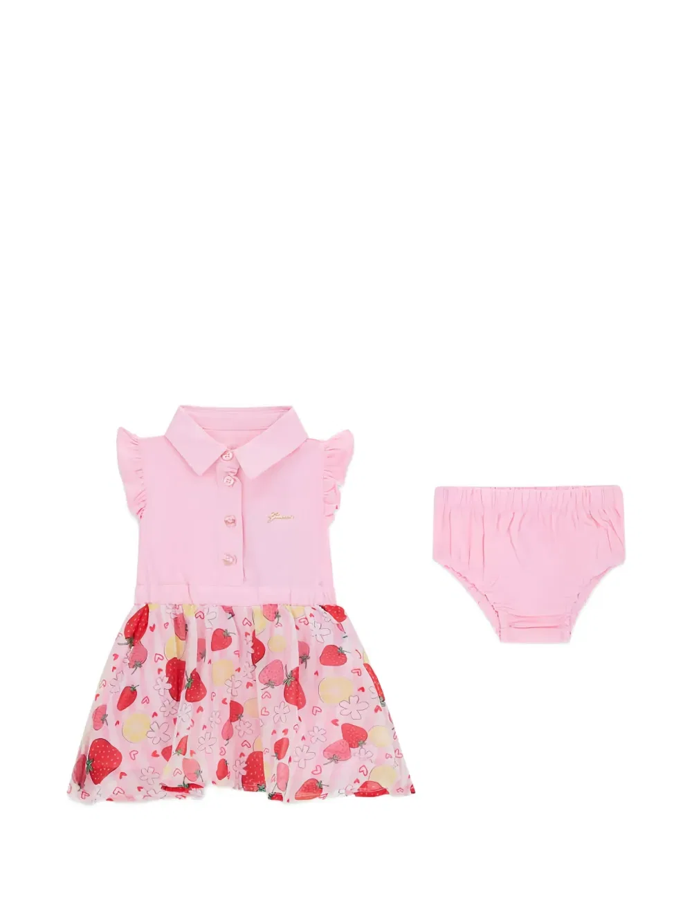 Комплект с платьем Strawberry GUESS Kids, розовый