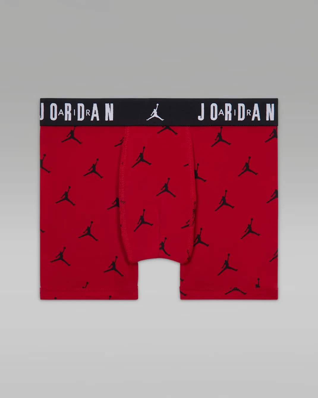 Детские хлопковые боксеры Flight Cotton Essentials (комплект из 3 штук) Jordan, Multi-Color/Gym Red — фото 3