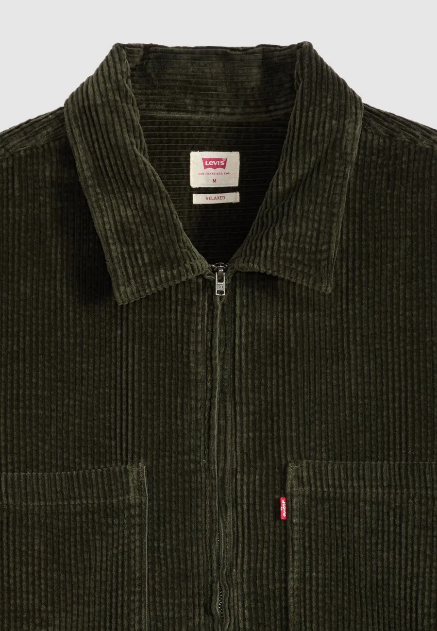 Куртка LEVI'S межсезонья темно-зеленого цвета — фото 2