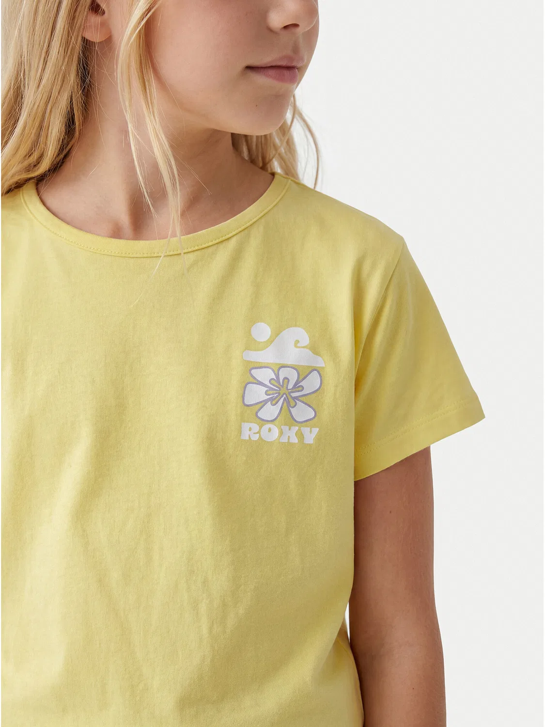 Футболка стандартного кроя для девочки Lily Roxy, желтый — фото 3