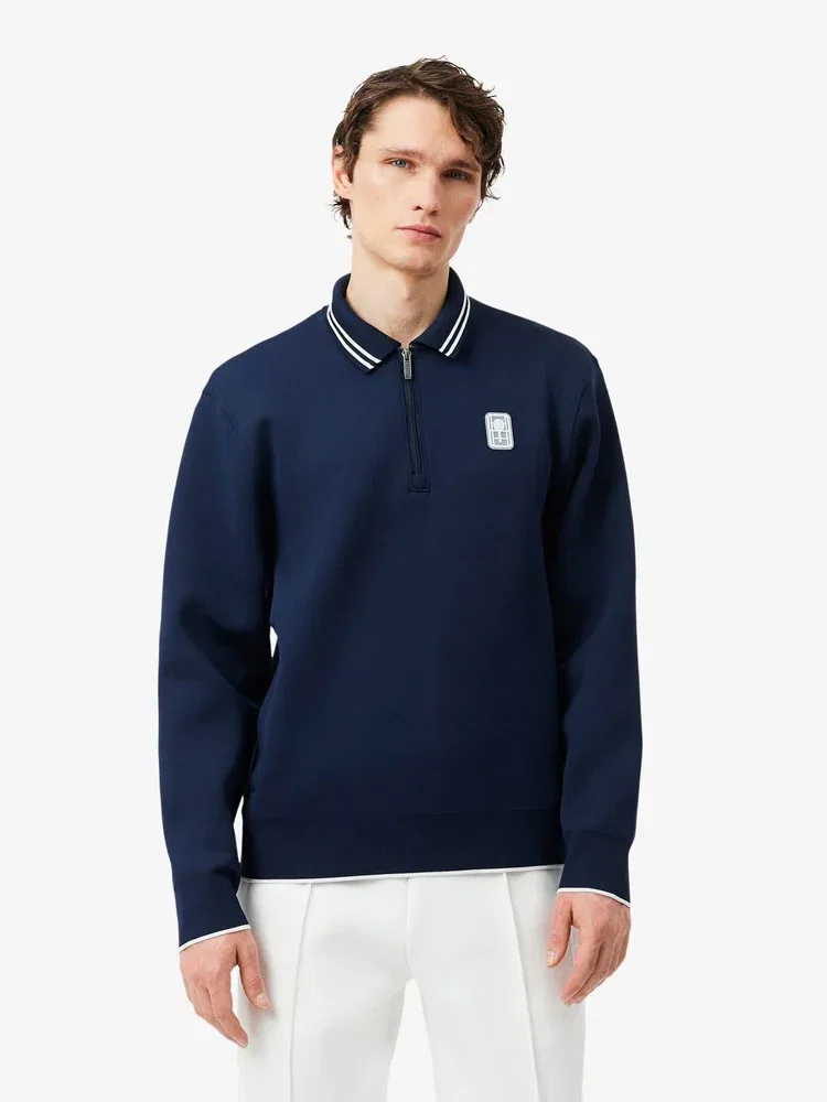 Футболка поло Lacoste Tennis Heritage, темно-синий