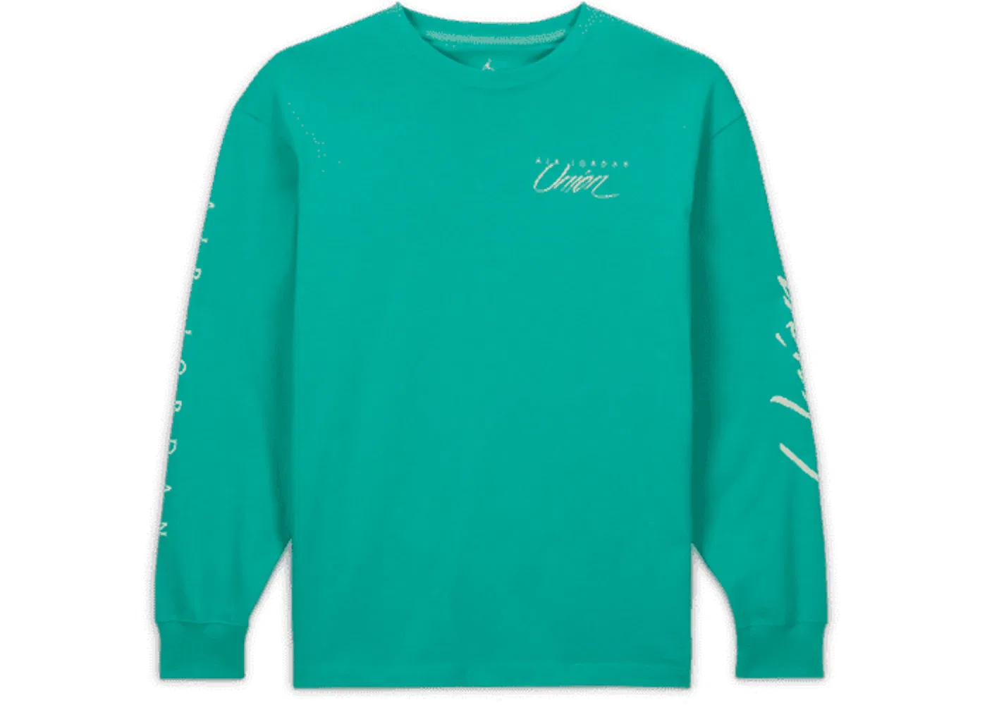 Мужская футболка с длинным рукавом Jordan x Union L/S Tee (Asia Sizing) Jordan, Kinetic Green White