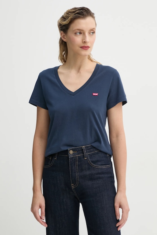 

Футболка хлопковая LSE_PERFECT VNECK Levi'S, темно-синий
