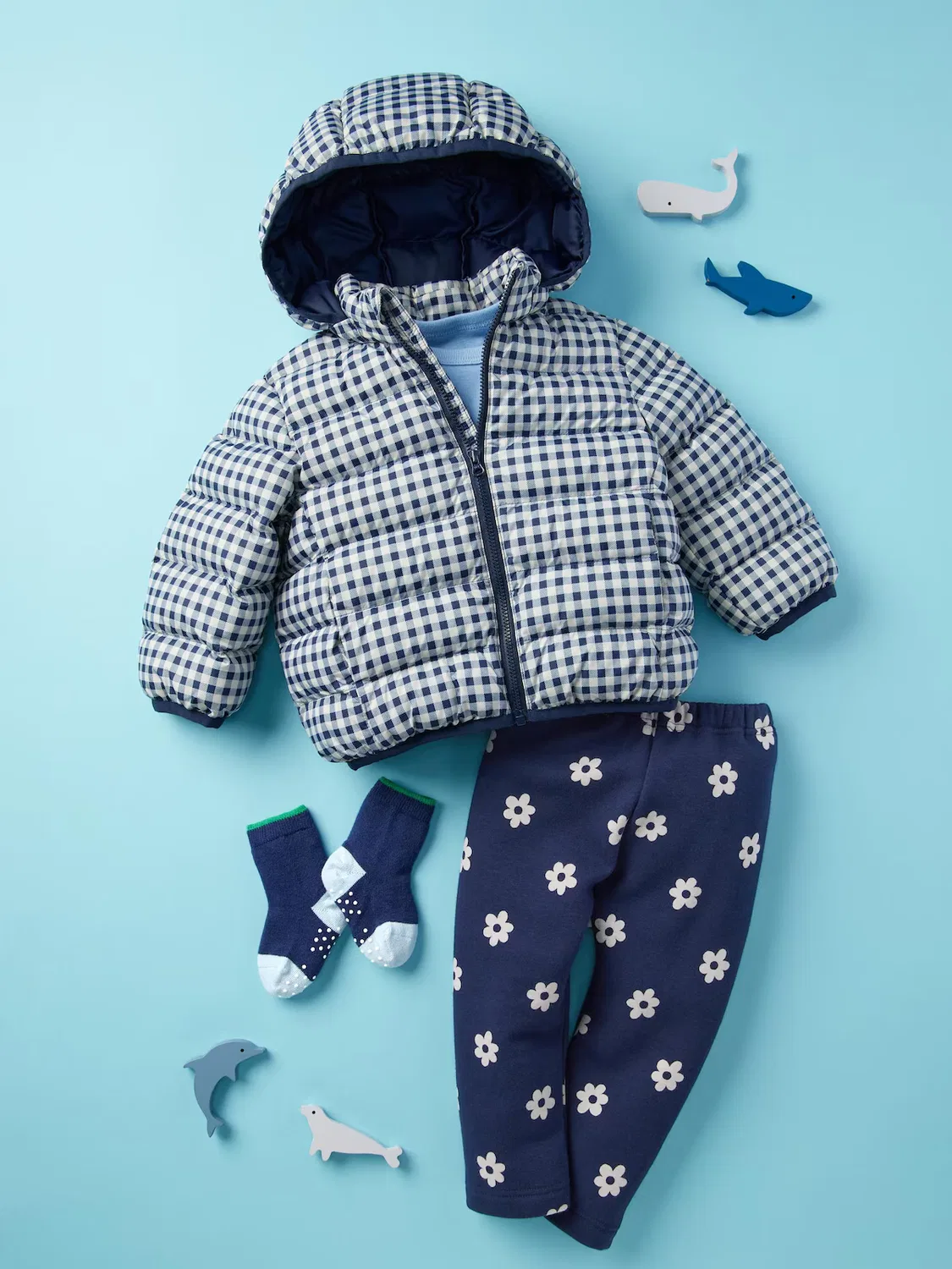 Парка Pufftech Uniqlo, моющаяся, темно-синий — фото 3