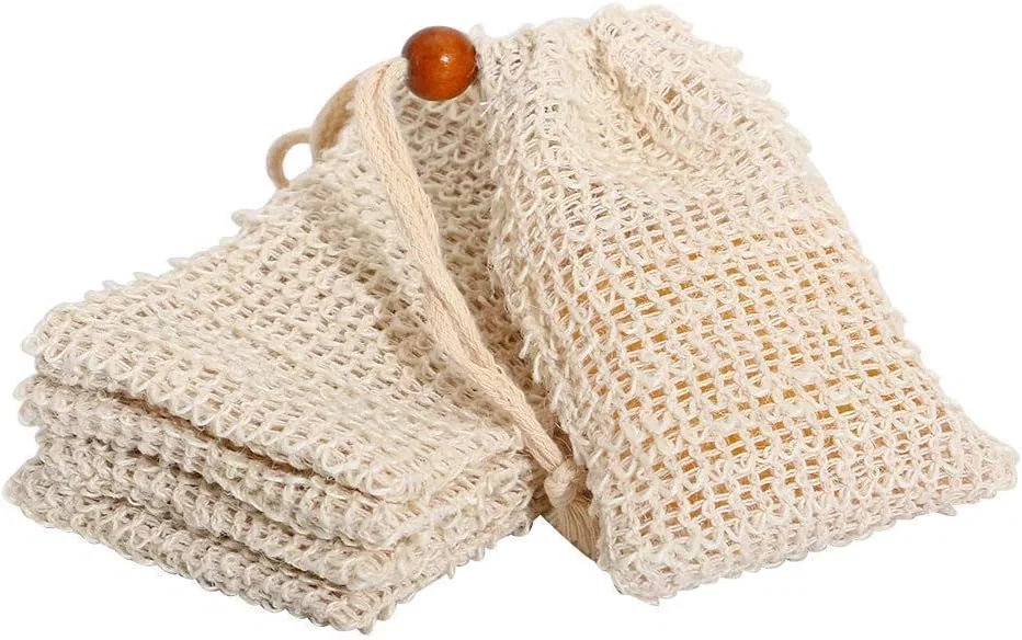 Мочалка для мыла из сизаля, Bumdenuu, 20 шт, Cream