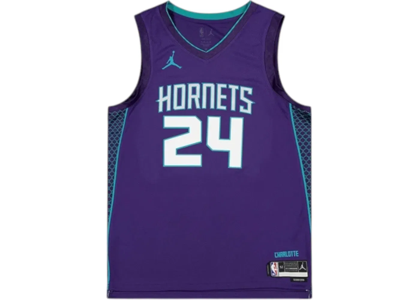 Мужская джерси с принтом Nike NBA Charlotte Hornets Brandon Miller Dri-FIT Statement Swingman Jersey, Пурпурный