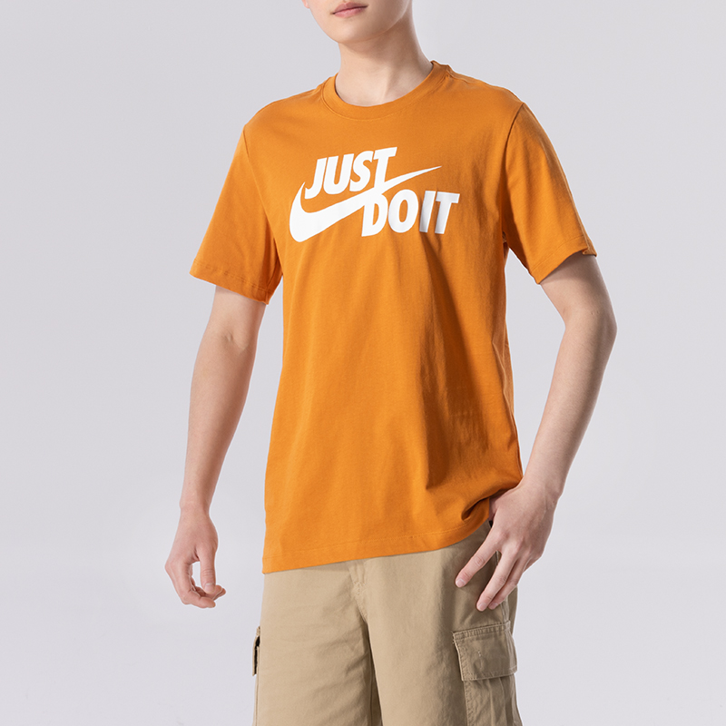 Футболка Nike Crew-Neck, оранжевый — фото 3