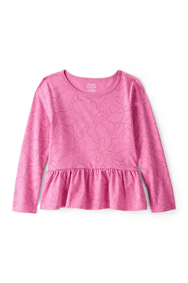 Детская футболка с длинным рукавом Carter's, Red