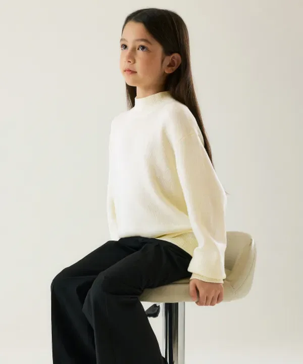 Водолазка Essential Turtle Neck, кремовая, Musinsa Standard Kids