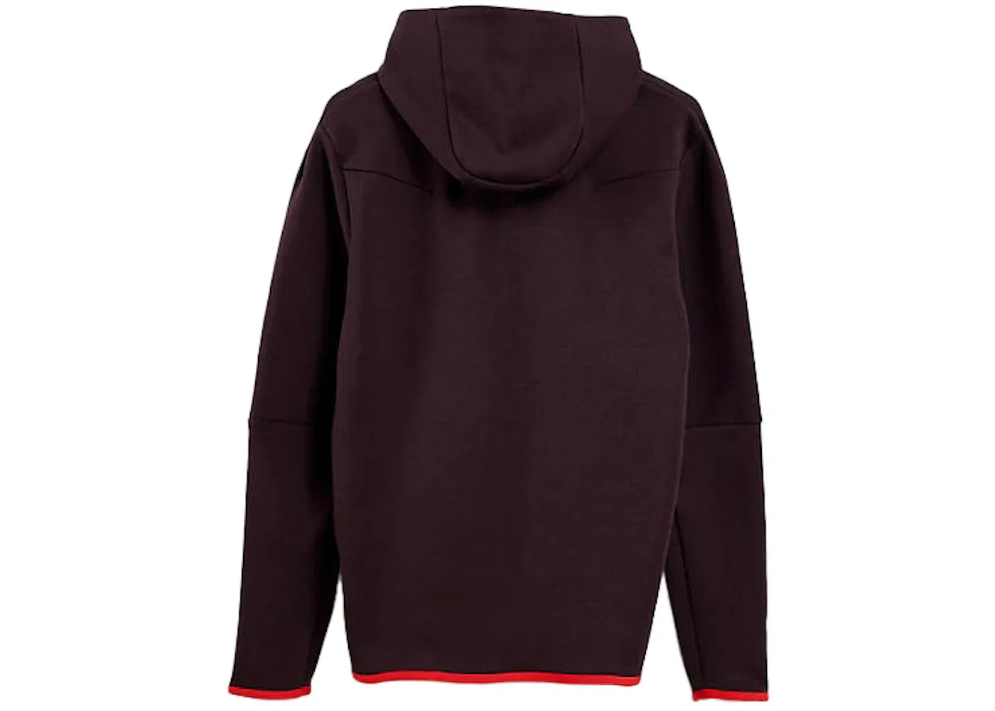 Мужская худи Tech Fleece Nike, Brown Basalt/Pecan/Chile Red/Black — фото 2
