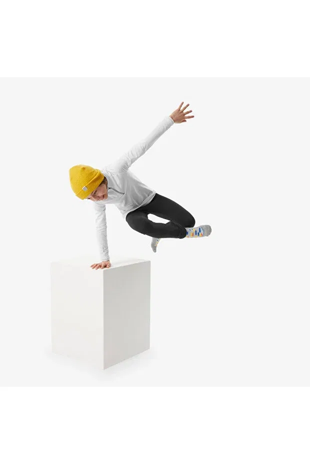 Детский термо-леггинсы для мальчиков хлопковые Decathlon, Black — фото 2