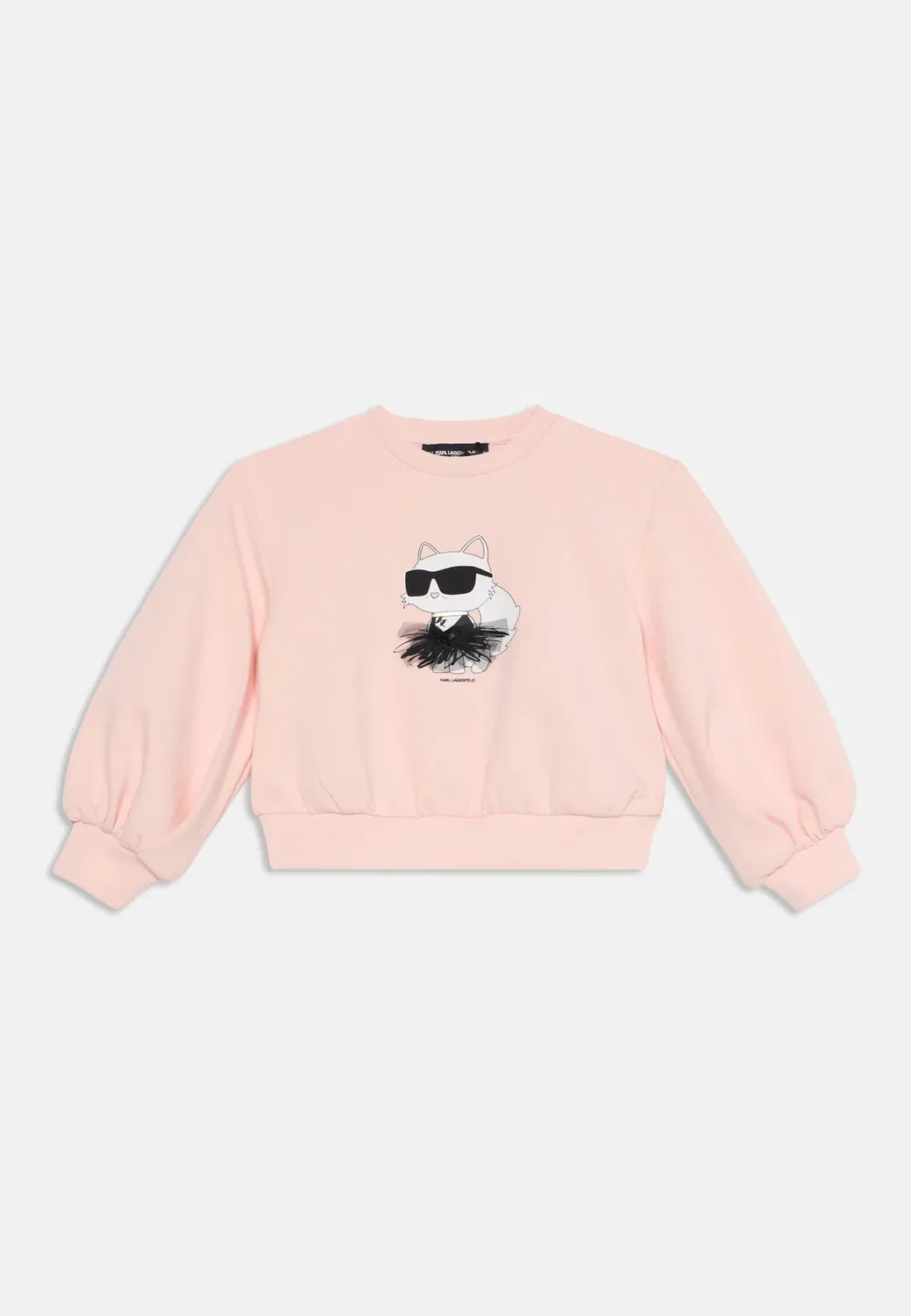 Толстовка Karl Lagerfeld Kids, Pink — фото 3