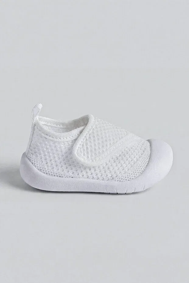 Детские ортопедические туфли для девочек из трикотажа Mio Baby Yuppy, White