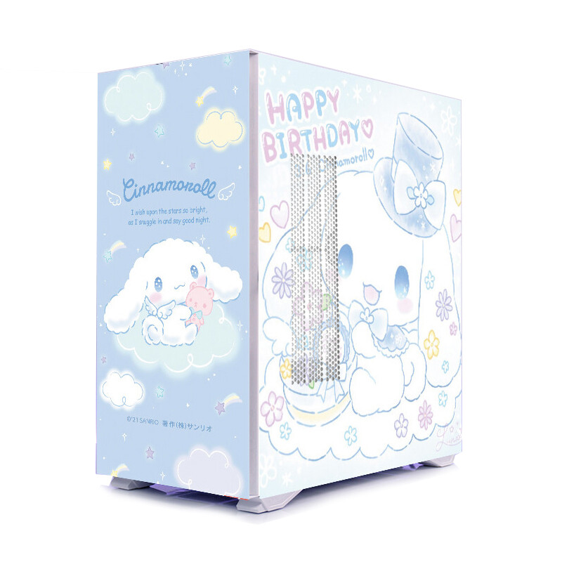 

Корпус Aigo YOGO K1 Custom Cinnamoroll, Mid Tower, белый/рисунок