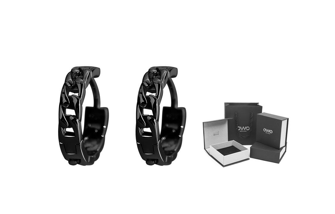 

OWO Серьги-гвоздики из стерлингового серебра 925 пробы мужские Silver