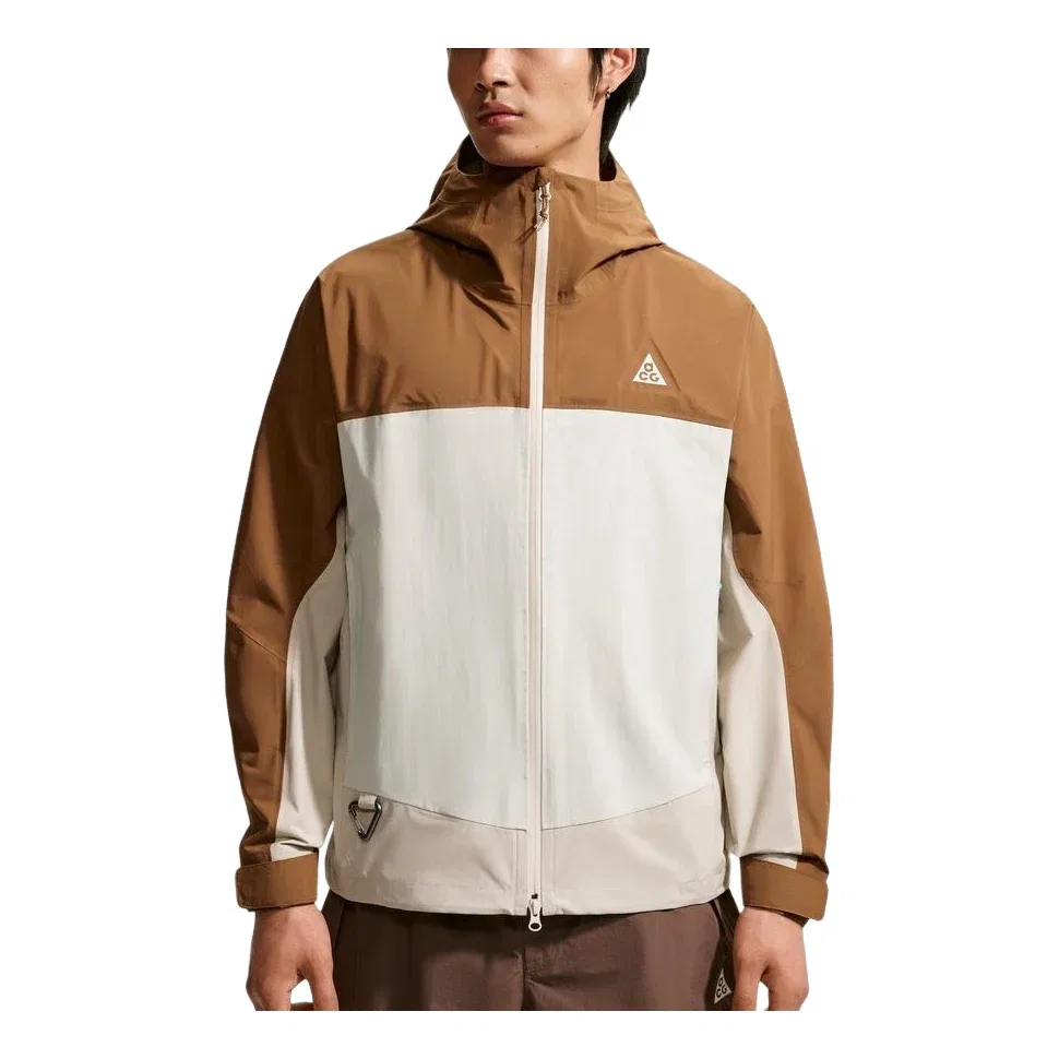 Мужская куртка ACG Storm-Fit ADV 2.5L Rain Jacket 'Morpho - Light British Nike, Light British Brown/Light Mahogany Brown/Cream Ii/Peak White