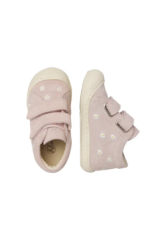 Ботинки на кожаной подкладке Cocoon vl embr daisies - touch-strap shoes Naturino, Puderrosa, пудрово-розовый — фото 3
