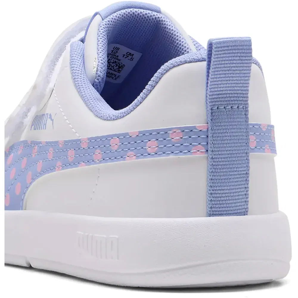 Кроссовки Courtflex V3 Dotty V PS Puma, белый — фото 4
