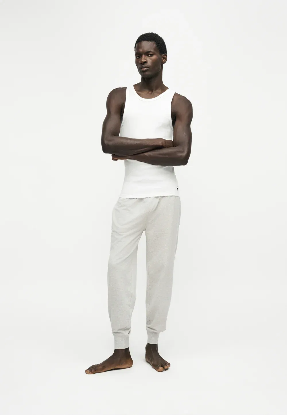 Классический комплект из 2 маек - нижняя рубашка Polo Ralph Lauren, Black/White