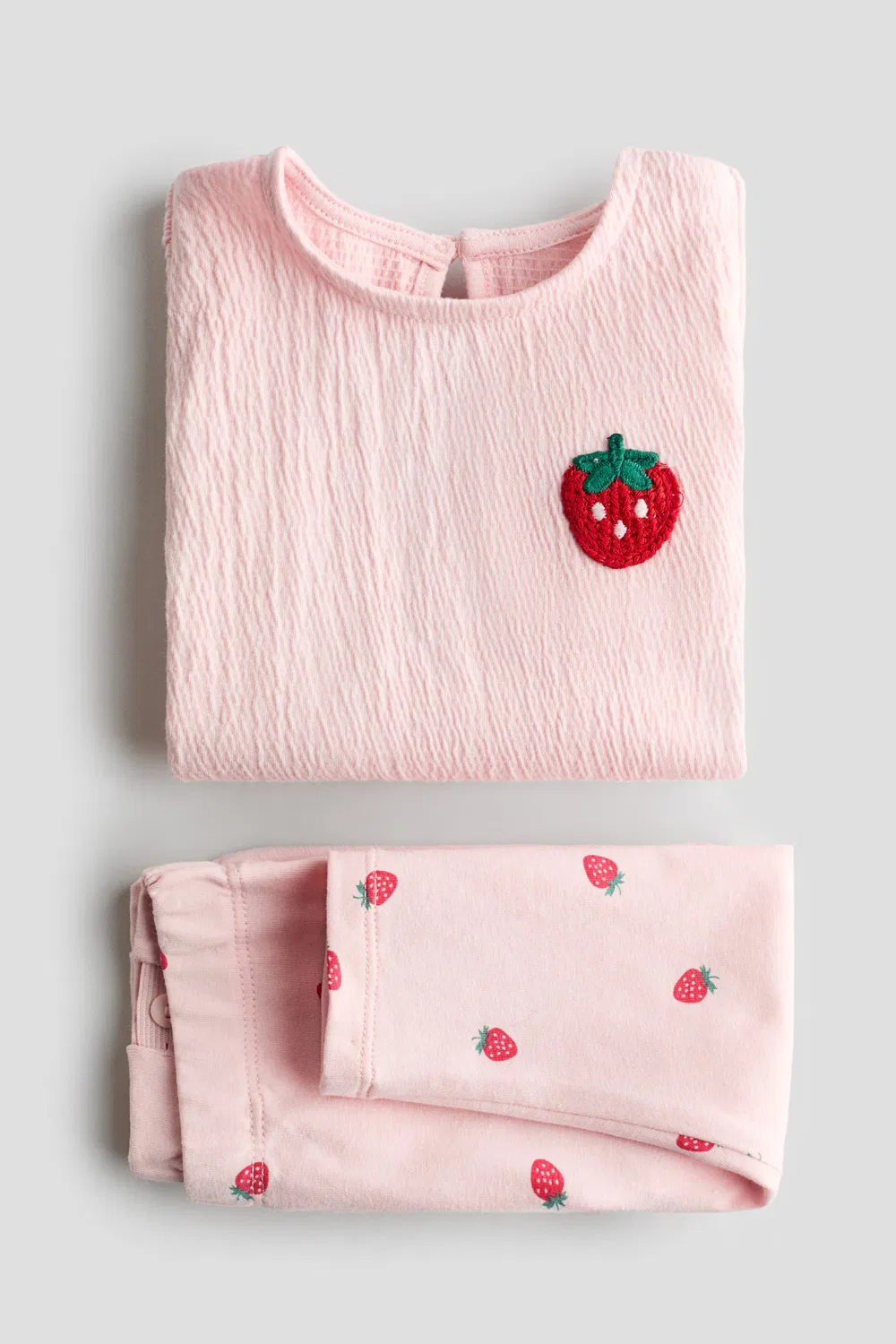 Комплект из двух предметов: рубашка и леггинсы H&M, Hellrosa/Erdbeere — фото 2