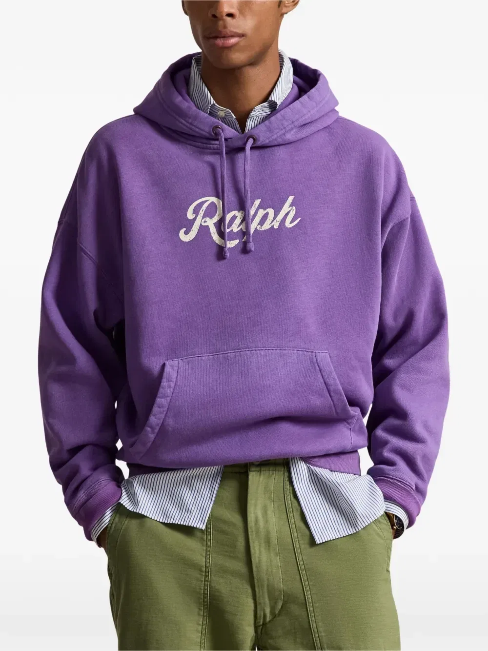 Толстовка с логотипом Ralph POLO RALPH LAUREN, фиолетовый — фото 3