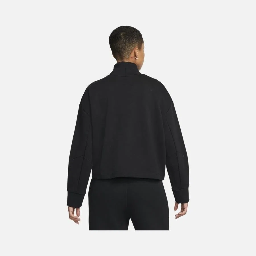 Женский свитшот с высоким воротом Tech Fleece Nike Sportswear, Черный — фото 2